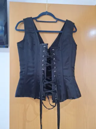 Corsé negro sin estrenar talla única