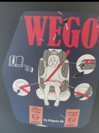 Silla de coche WEGO de 15-36 kg