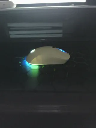 Ratón Gaming Inalámbrico HXSJ T20 - Blanco - RGB