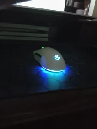 Ratón Gaming Inalámbrico HXSJ T20 - Blanco - RGB