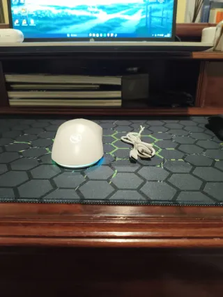 Ratón Gaming Inalámbrico HXSJ T20 - Blanco - RGB