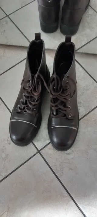 Stivali invernali donna neri e marrone