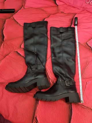 Botas altas negras con plataforma