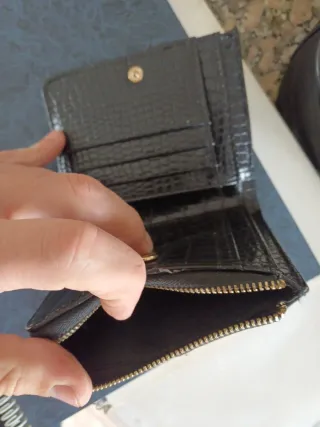 Cartera Parfois Multicolor y Dorada