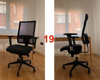 Silla de oficina ergonómica ajustable