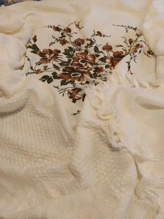 Copriletto Matrimoniale Fantasia Floreale
