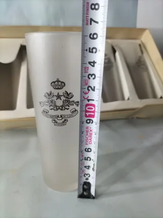 Set di 6 bicchieri antichi Stato Maggiore Esercito