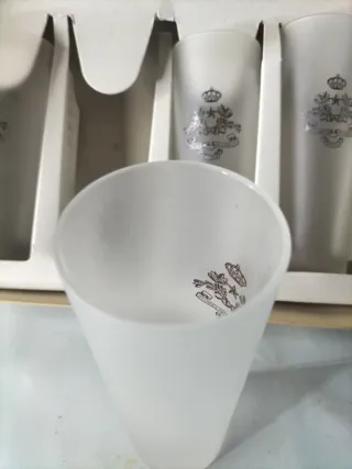 Set di 6 bicchieri antichi Stato Maggiore Esercito