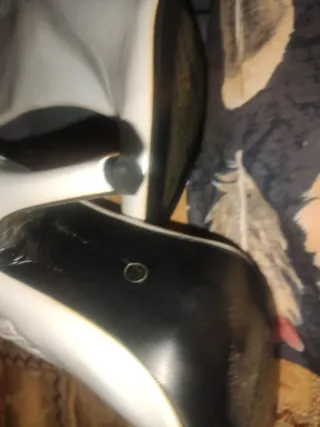 Stivali vernice bianchi tacco alto taglia 44