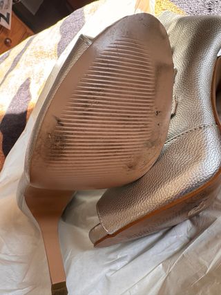 Botines Tacón Plataforma Hebillas Talla 37