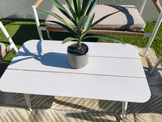 Conjunto Mesa, Sillones Exterior y Alfombra