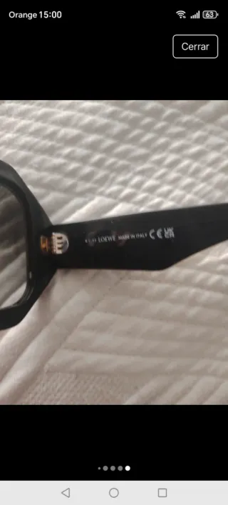 Gafas Loewe Negras Impecables