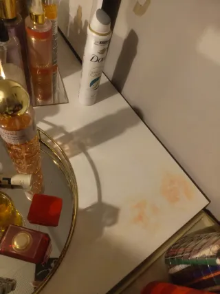 Cómoda blanca de 3 cajones