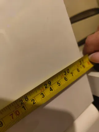 Cómoda blanca de 3 cajones