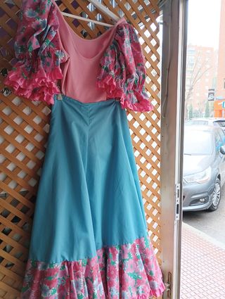 Traje Flamenca Adulto Talla Única