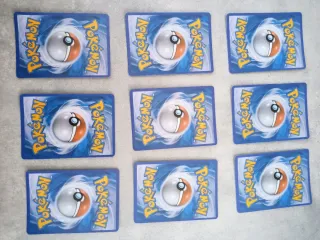 Lote 9 Cartas Pokémon
