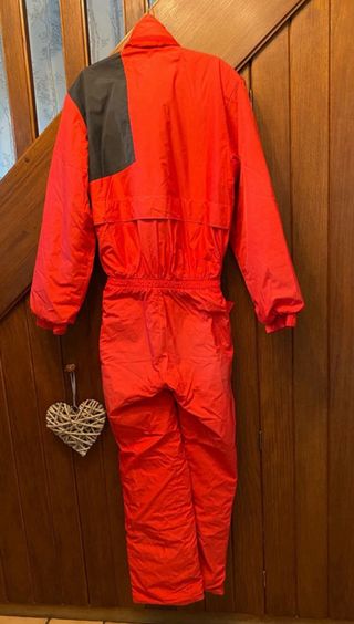 Mono mujer nieve / esquí OLYMPIC rojo