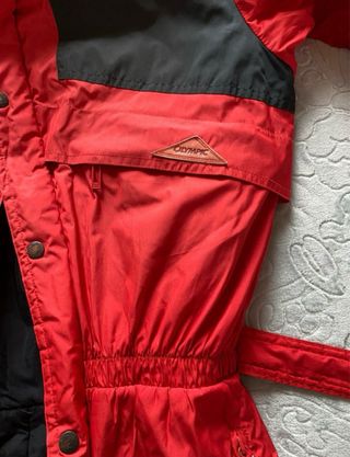 Mono mujer nieve / esquí OLYMPIC rojo