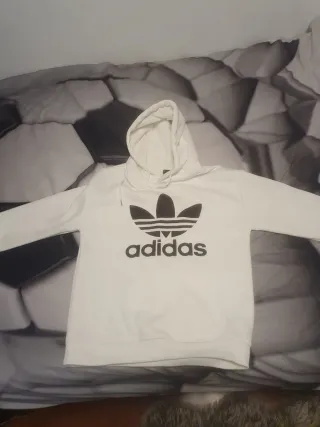 Sudadera Adidas Blanca