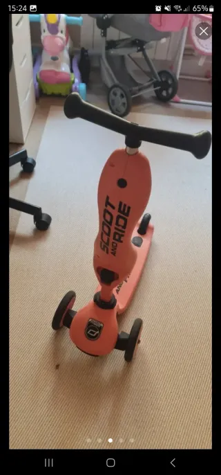 Patinete 2 en 1 para niños