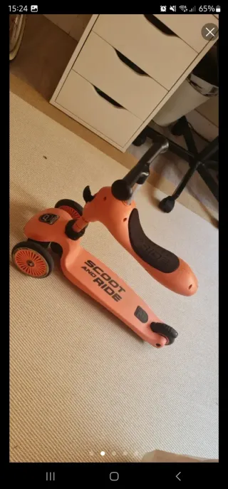 Patinete 2 en 1 para niños