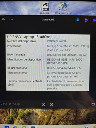 Ordenador portátil PC HP Envy 13