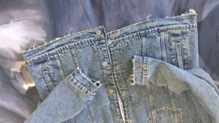 Chaqueta Vaquera Hombre XL Forro Polar