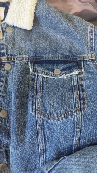 Chaqueta Vaquera Hombre XL Forro Polar
