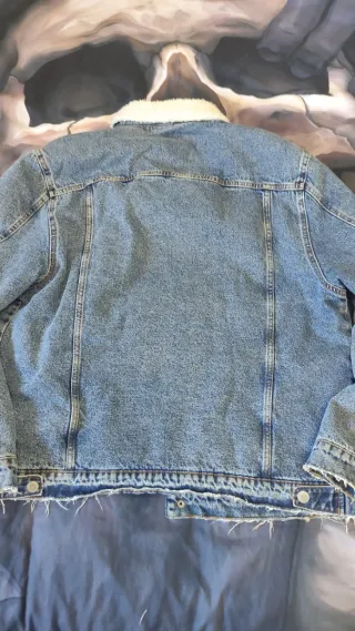 Chaqueta Vaquera Hombre XL Forro Polar