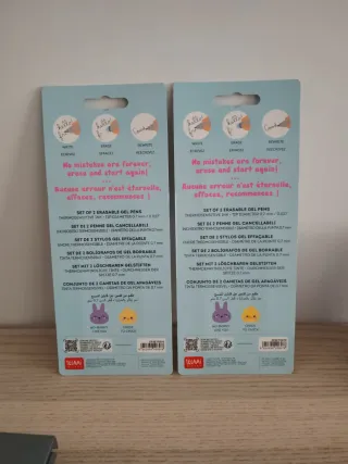 Set 2 penne cancellabili Legami Happy Easter