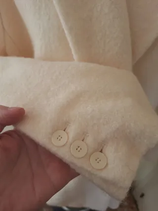 Abrigo Zara Beige Ancho