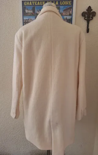 Abrigo Zara Beige Ancho