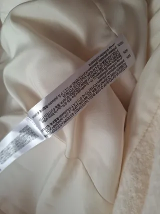 Abrigo Zara Beige Ancho