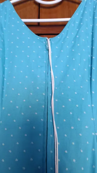 Vestido canastero Flamenca Azul