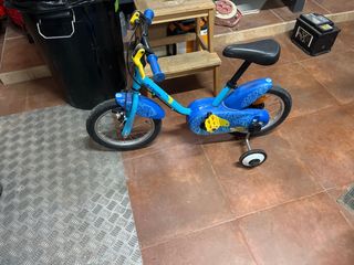 Bicicleta infantil Btwin azul