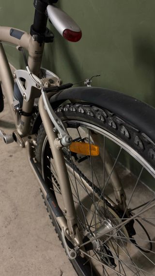 Bicicleta Paseo Btwin Dorado