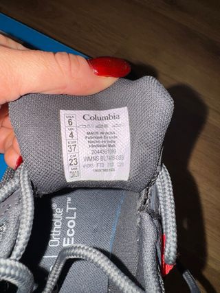 Zapatillas Columbia Grises y Rosas Nuevas