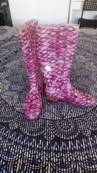 Botas de agua mujer/hombre multicolor