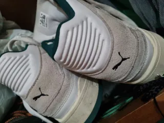 Zapatillas Puma Blancas y Verdes