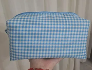 Neceser hecho a mano floral