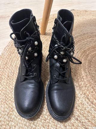 Botas Bershka negras talla 38