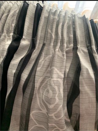 Cortina hecha a mano 1.82x2.30