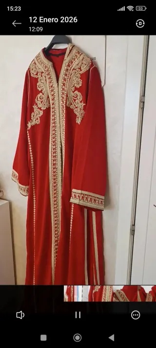 Alquiler Caftán Tfin Traje Moruno Nuevo