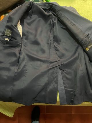 Giacca uomo vintage lana blu