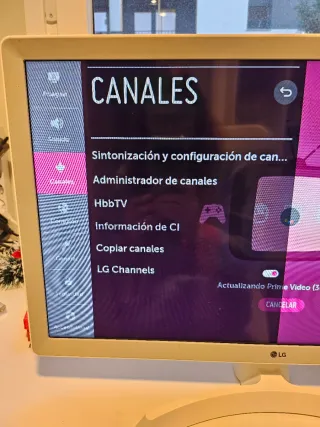 Monitor TV LG Smart TV Blanco