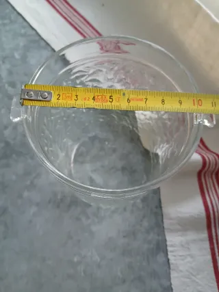 Cubitera Hielera Cristal Vintage