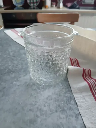 Cubitera Hielera Cristal Vintage