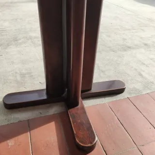 Mesa comedor extensible redonda 110 obalada 165cm