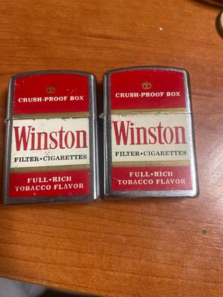 Accendini Zippo stile Winston da 2 e 8€, 1 e 4€