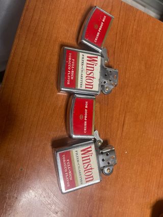 Accendini Zippo stile Winston da 2 e 8€, 1 e 4€